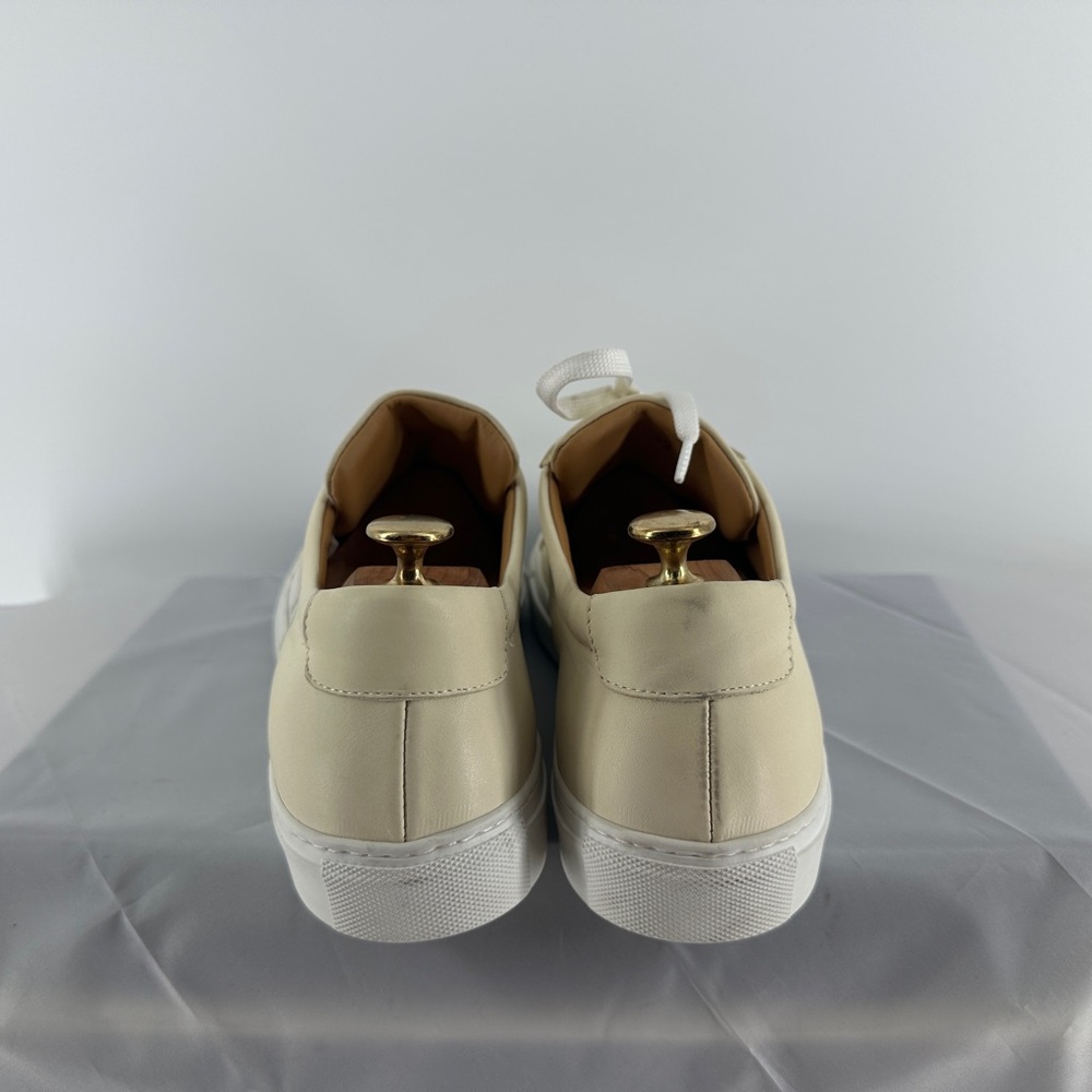 Gianni Gallucci cream leather sneakers - Picture 3 of 7
